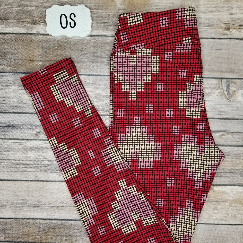 OS LuLaRoe Valentine Leggings